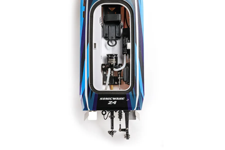 Pro Boat Sonicwake 24&amp;quot; Brushless Electric RC Speed Boat - Blue image 126495