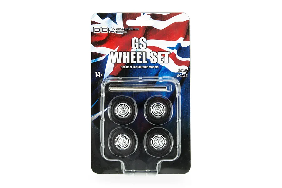 DDA 1/24 GS Scaled Plastic Model Wheel Set 4Pcs image 126638