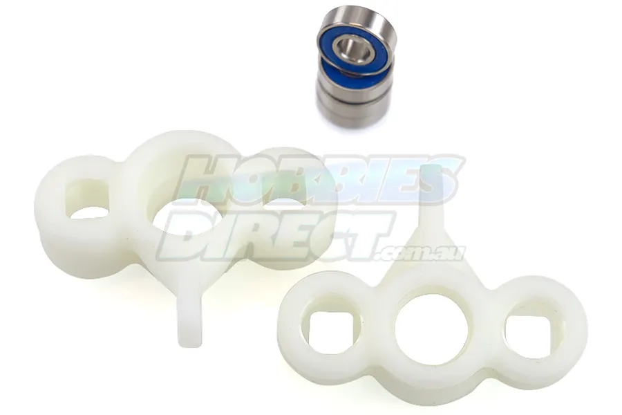 RPM Dyeable White T/E-Maxx Steering Hub Set image 12665