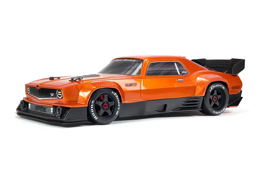 ARRMA FELONY 6S BLX Street Basher RC Car Electric Brushless 4WD 1/7 Scale RTR - Orange image 126647