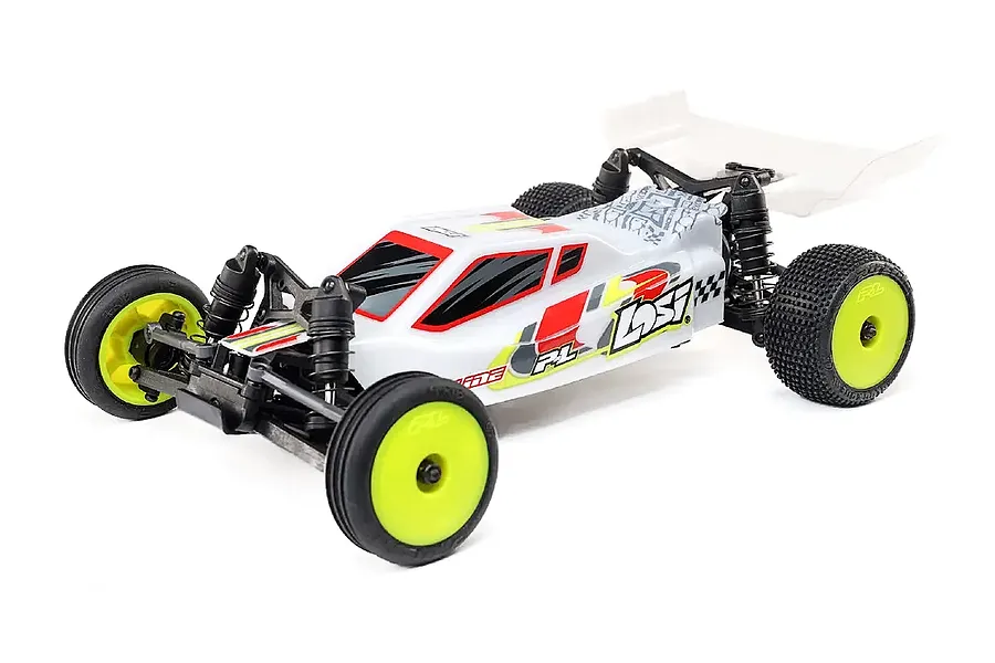 Losi Micro-B 2S RC Buggy Electric 2WD 1/24 Scale RTR - White image 126651