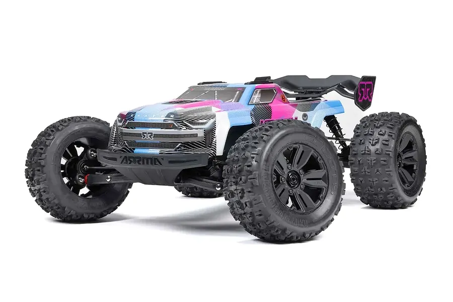 ARRMA Kraton 6S V6 BLX RC Truggy Electric Brushless 4WD 1/8 Scale RTR - Pink image 126657