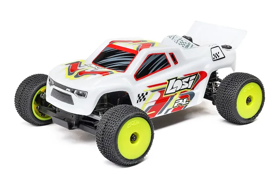 Losi Micro-T RC Stadium Truck Electric 2WD 1/28 Scale RTR - White image 126664