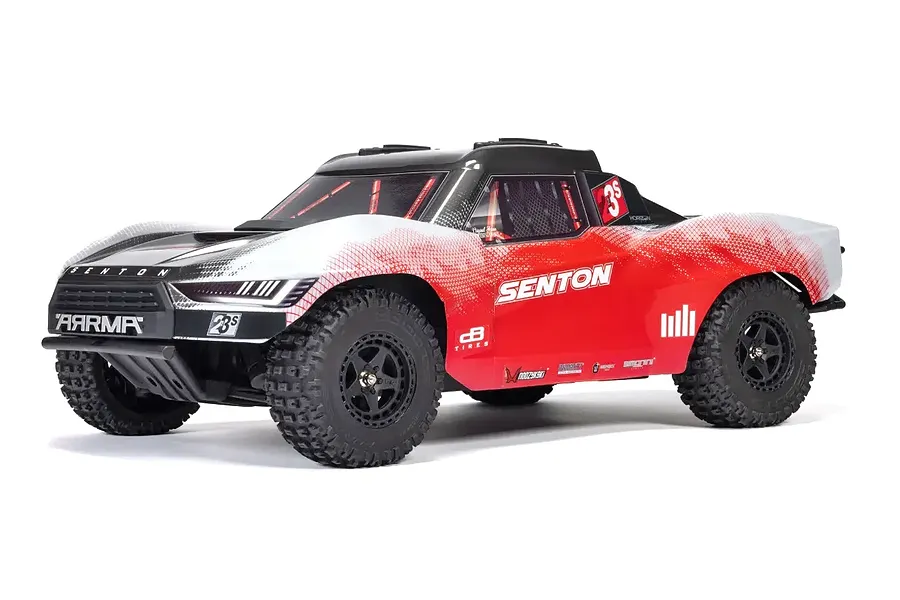 ARRMA Senton 223S BLX Short Course Truck Electric Brushless 4WD 1/10 Scale RTR with DSC - Red image 126671