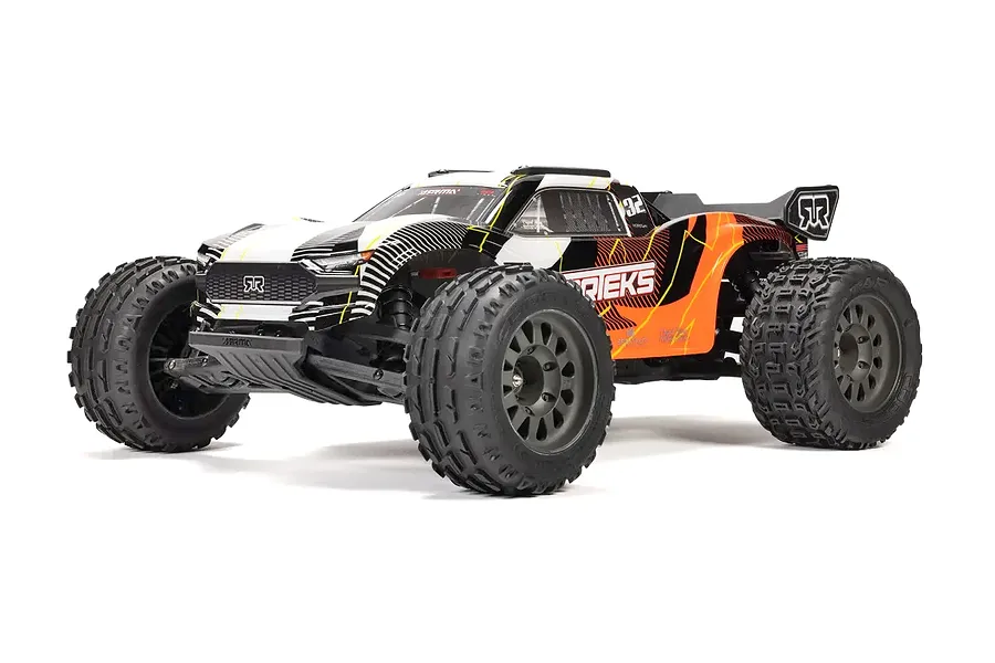 ARRMA Vorteks Mega 550 RC Stadium Truck Electric 2WD 1/10 Scale RTR - Orange image 126674