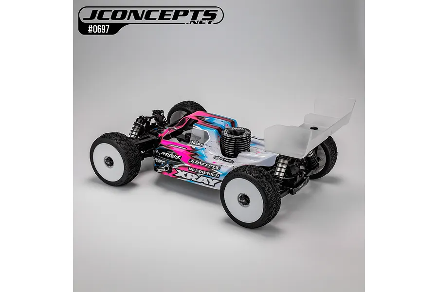 JConcepts 1/8 S15 XB8 Unpainted Body Shell - Clear image 2