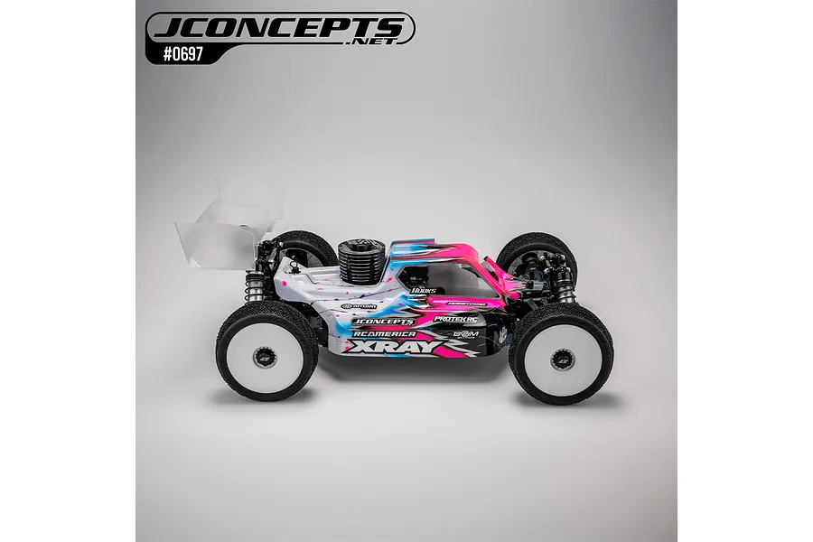 JConcepts 1/8 S15 XB8 Unpainted Body Shell - Clear image 3