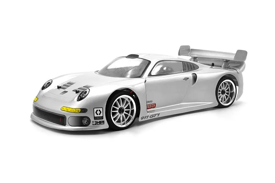 HPI 1/10 911 Porsche GT1 Unpainted Body Shell - Clear image 1