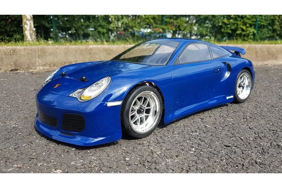 HPI 1/10 Porsche 911 Turbo Unpainted Body Shell - Clear image 2