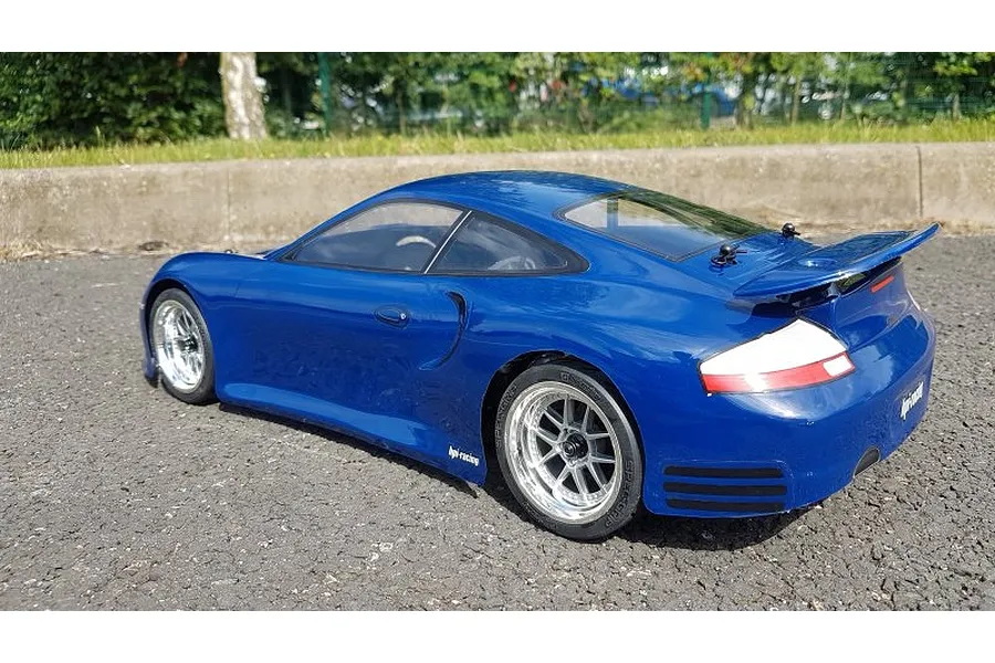 HPI 1/10 Porsche 911 Turbo Unpainted Body Shell - Clear image 3