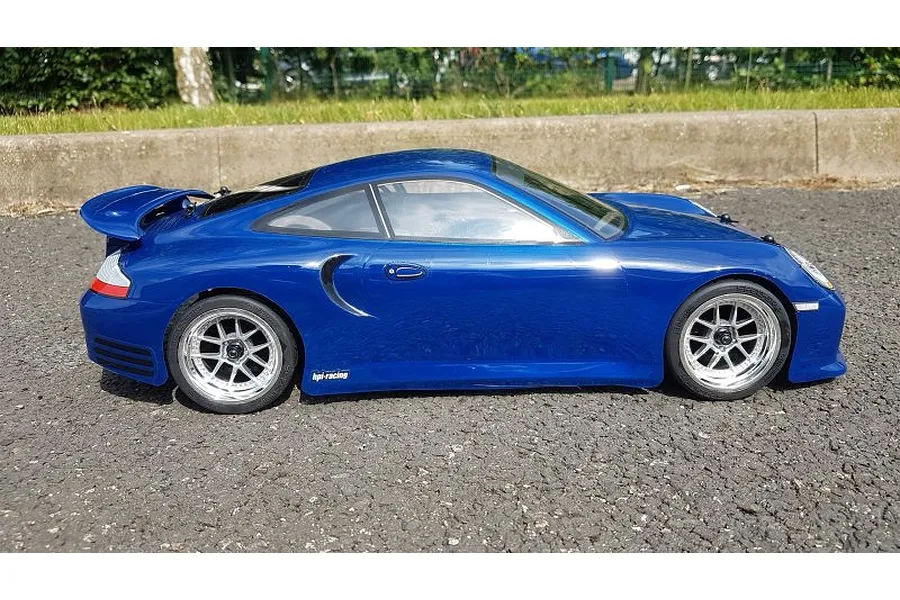 HPI 1/10 Porsche 911 Turbo Unpainted Body Shell - Clear image 4