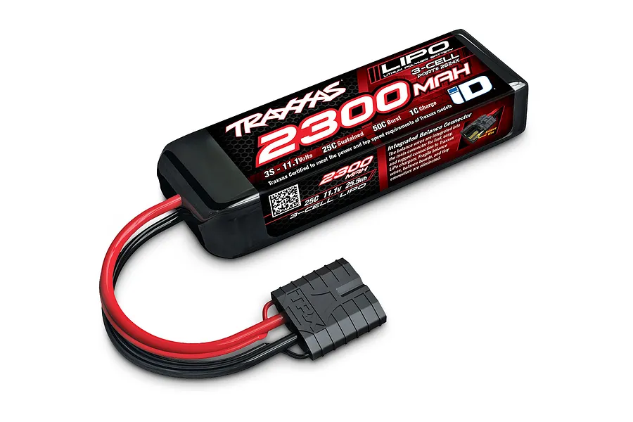 Traxxas 11.1V 2300mAh 25C 3S Hard Case LiPo Battery image 126831