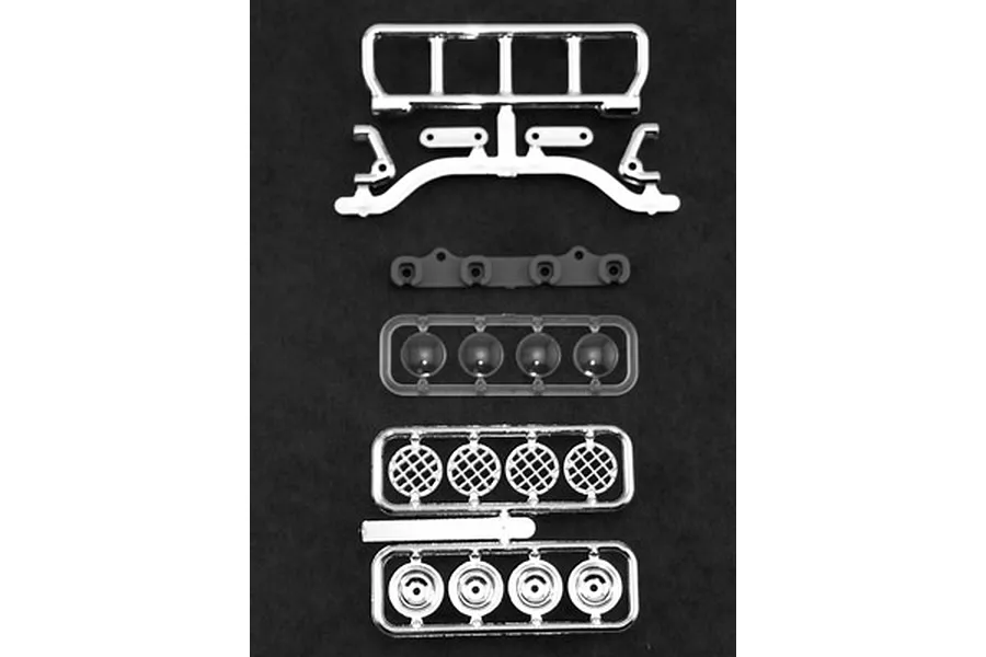 RPM Chrome Universal Mount 4 Bucket Light Bar Set image 12690