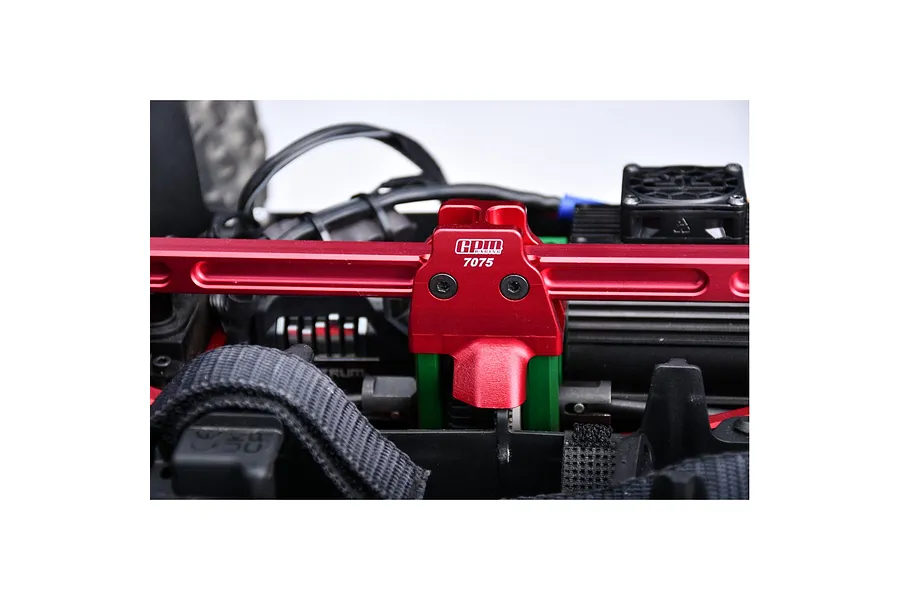 GPM Aluminium Centre Diff Gear Cover - Red image 2
