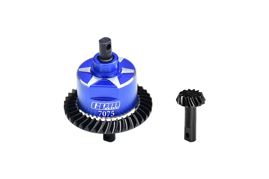 GPM Steel &amp;amp; Aluminium Front Complete Differential Set - Blue image 126970