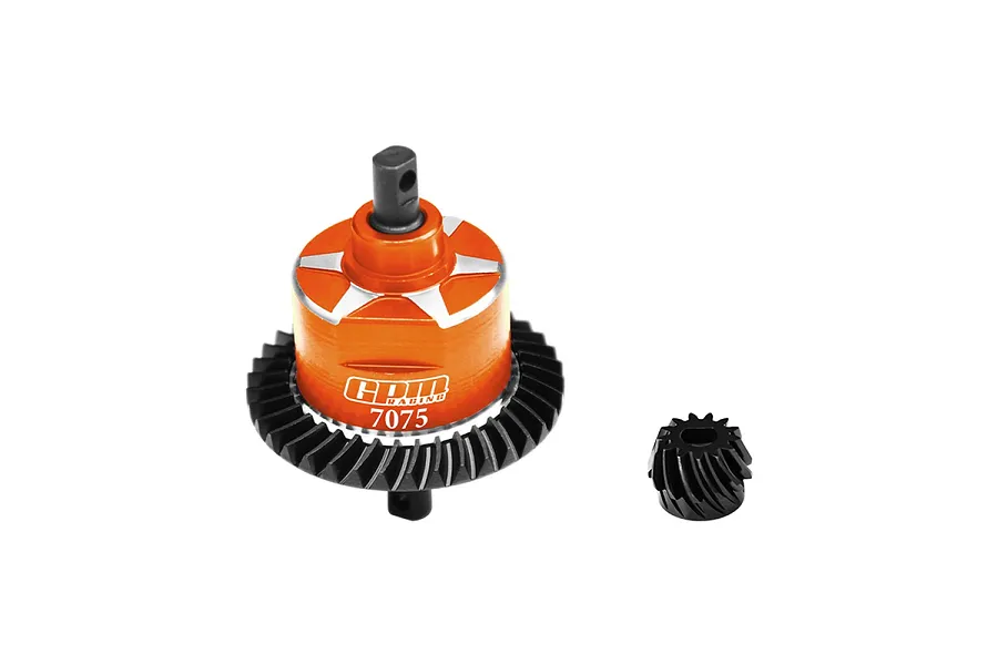 GPM Steel &amp;amp; Aluminium Rear Complete Differential - Orange image 126987