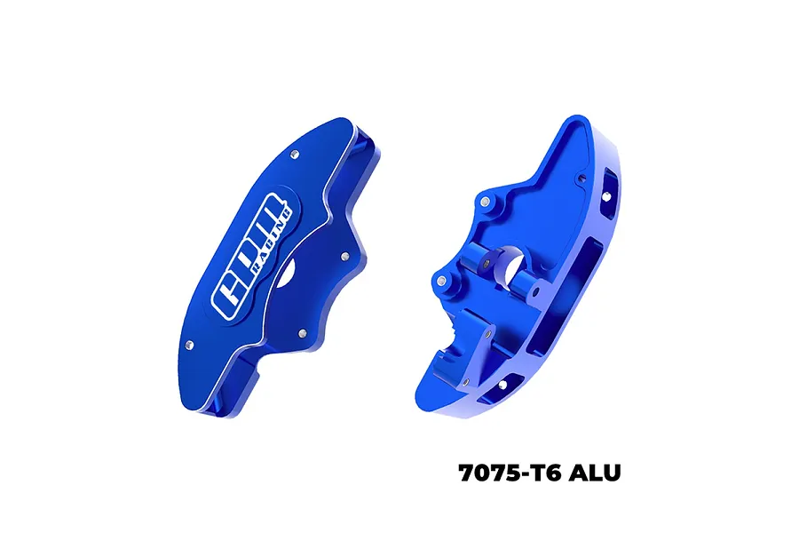 GPM Aluminium Front Brake Calipers 2Pcs - Blue image 127059