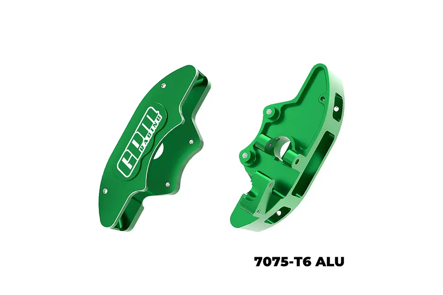 GPM Aluminium Front Brake Calipers 2Pcs - Green image 127061