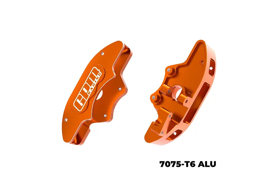 GPM Aluminium Front Brake Calipers 2Pcs - Orange image 127062