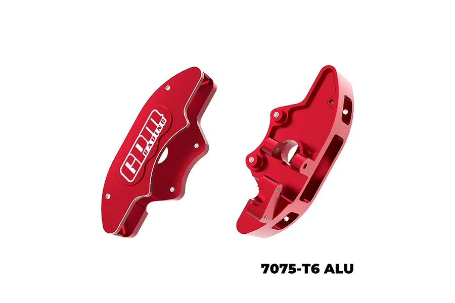 GPM Aluminium Front Brake Calipers 2Pcs - Red image 127063