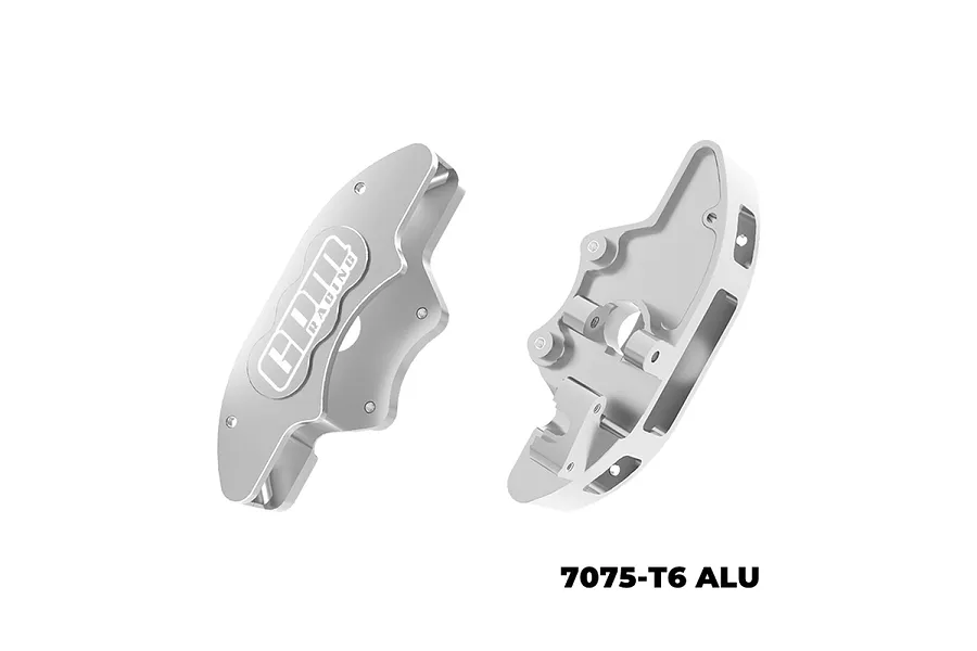 GPM Aluminium Front Brake Calipers 2Pcs - Silver image 127064