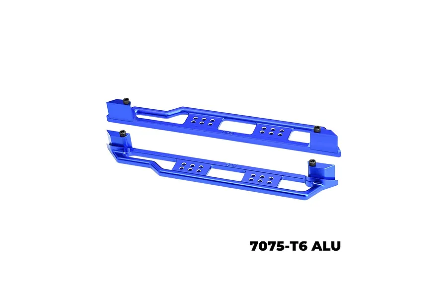 GPM Aluminium Chassis Nerf Bars 2Pcs - Blue image 127065