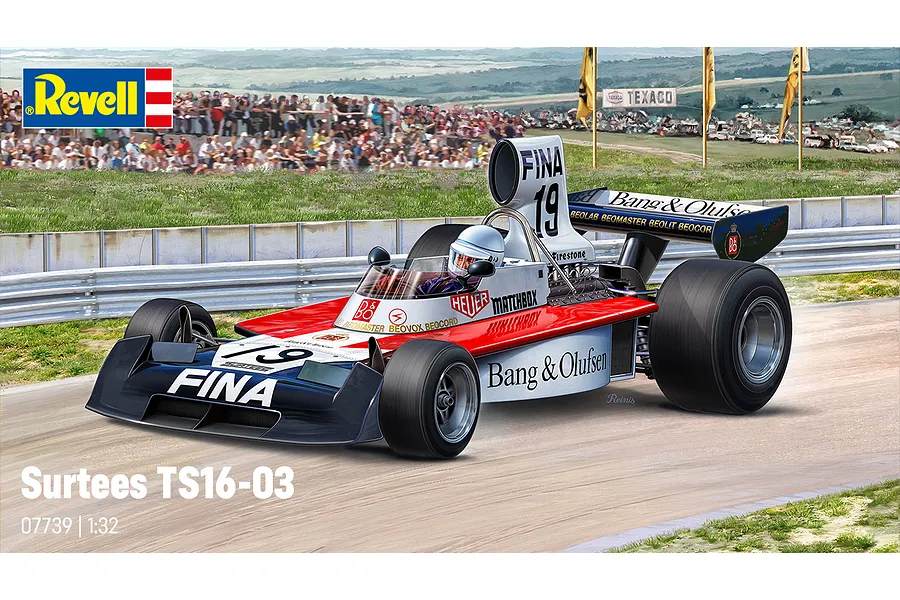 Revell 1/32 Surtees TS16-03 1974 Formula 1 Scaled Plastic Model Set image 127130
