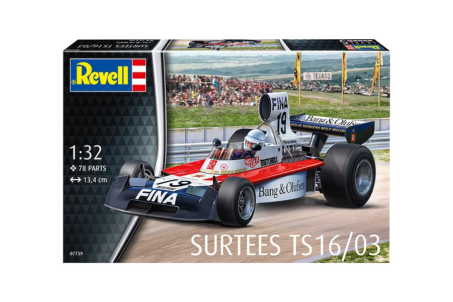 Revell 1/32 Surtees TS16-03 1974 Formula 1 Scaled Plastic Model Set image 127131