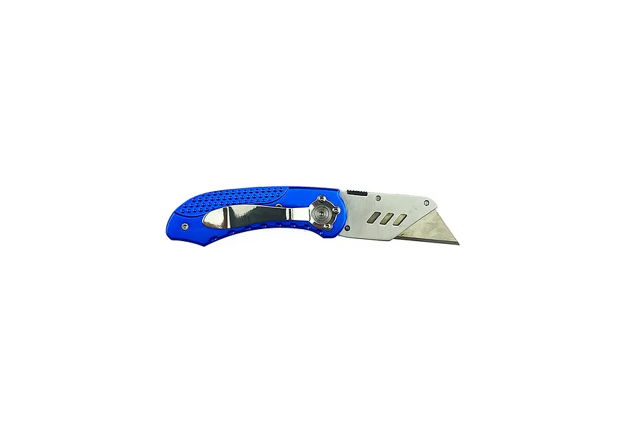 Excel Tools K55 Folding Utility Knife/Box Cutter with Carbon Steel Blade image 127157