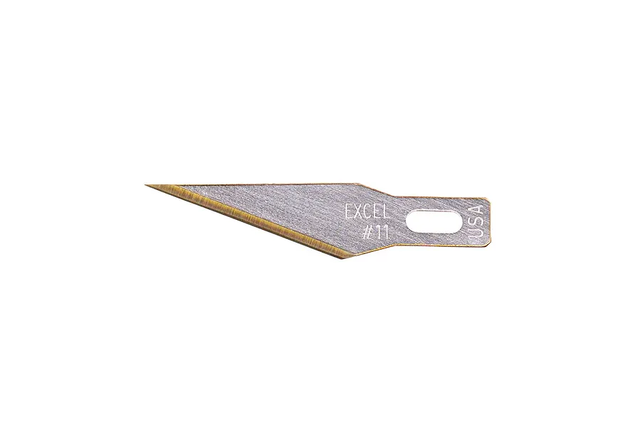 Excel Tools Carbon Steel #11 Titanium Nitride Coated Blades 5Pcs image 127162