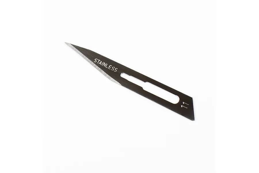 Excel Tools Stainless Steel #11 Surgical Scalpel Blade 2Pcs image 127181