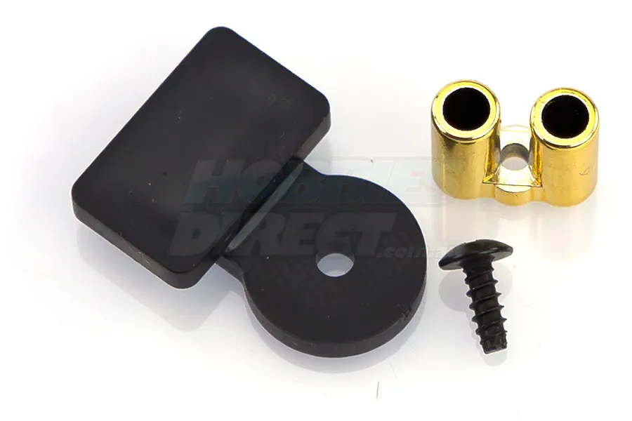 RPM Gold 1/10 &amp;quot;Slim Twinz&amp;quot; Model Exhaust Pipe Tip image 12734