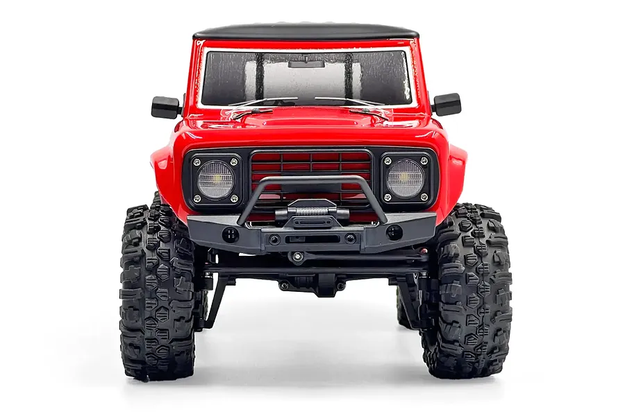 Hobby Plus CR-18P V3 Rushmore RC Rock Crawler Electric Brushless 4WD 1/18 Scale RTR - Red image 127339