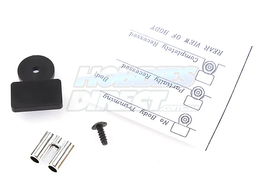 RPM Chrome 1/10 &amp;quot;Slim Twinz&amp;quot; Model Exhaust Pipe Tip image 12737