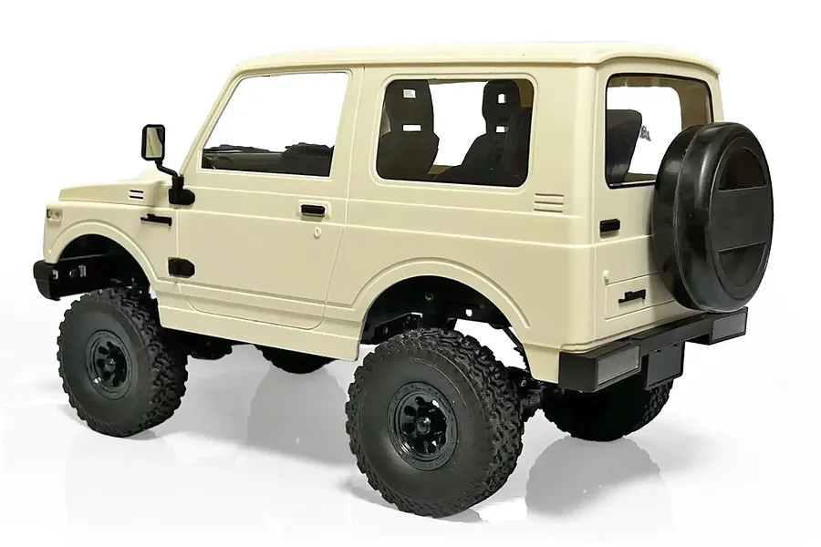 WPL C74 Suzuki Jimny JA11 1995 RC Rock Crawler Electric 4WD 1/10 Scale RTR - White/Cream image 127372