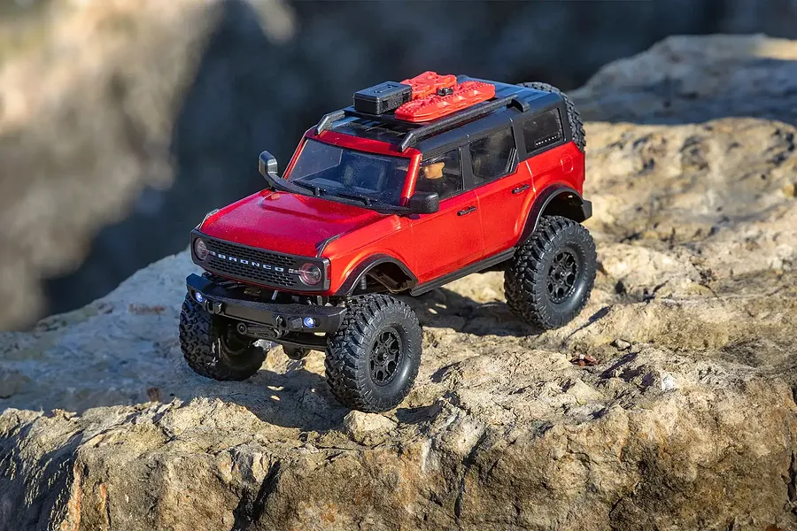 Axial SCX24 2021 Ford Bronco RC Rock Crawler Electric 4WD 1/24 Scale RTR - Red image 127580