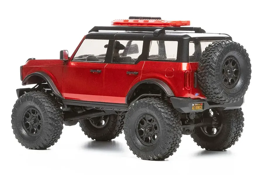 Axial SCX24 2021 Ford Bronco RC Rock Crawler Electric 4WD 1/24 Scale RTR - Red image 127581