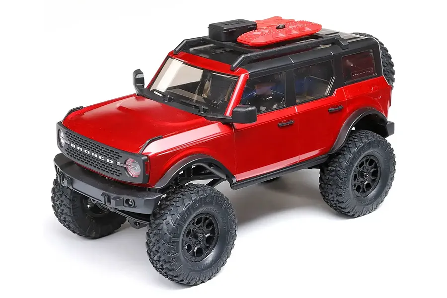 Axial SCX24 2021 Ford Bronco RC Rock Crawler Electric 4WD 1/24 Scale RTR - Red image 127584