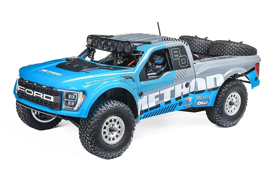 Losi Ford F-150 Raptor Baja Rey 2.0 4X4 RC Short Course Truck Electric Brushless 4WD 1/10 Scale RTR - Method image 127639