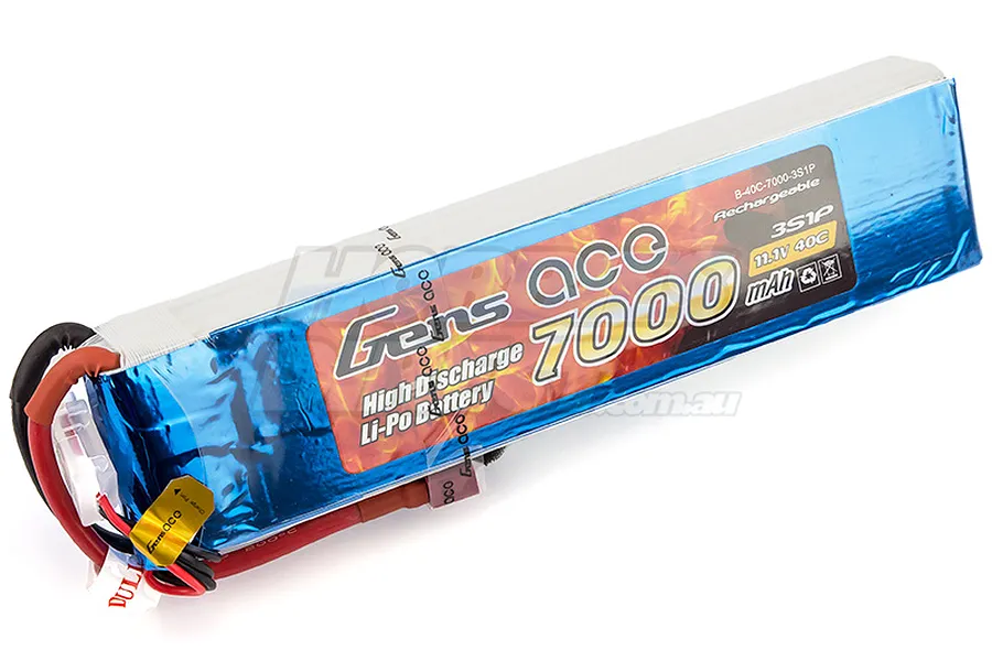 Gens Ace 11.1V 7000mAh 40C Soft Case LiPo Battery image 12774