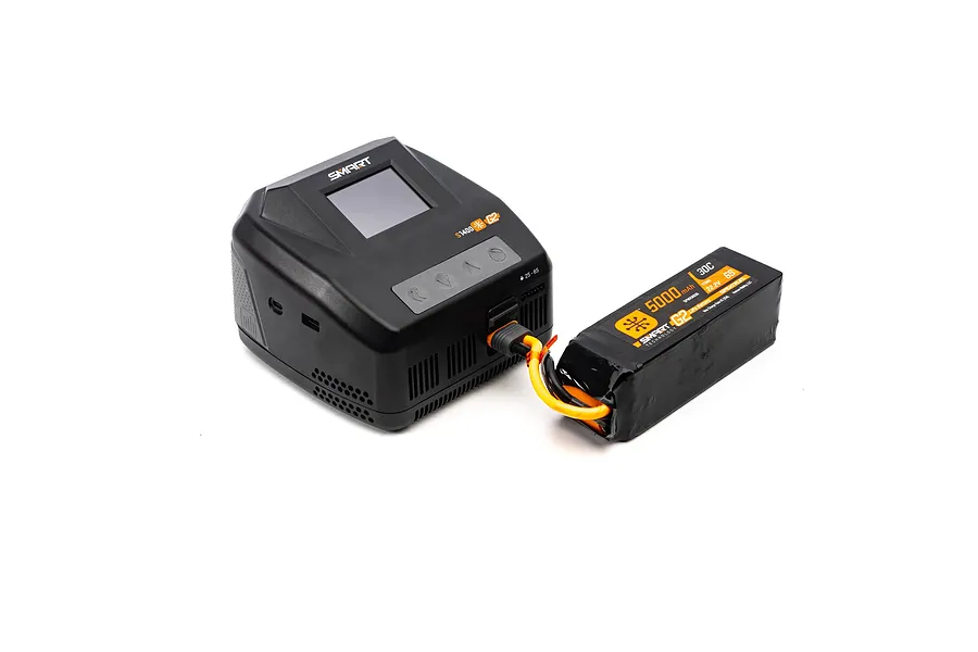 Spektrum Powerstage Air 22.2V 5000mAh 30C 6S Soft Case LiPo Battery and S1400 Smart Charger Combo image 127778