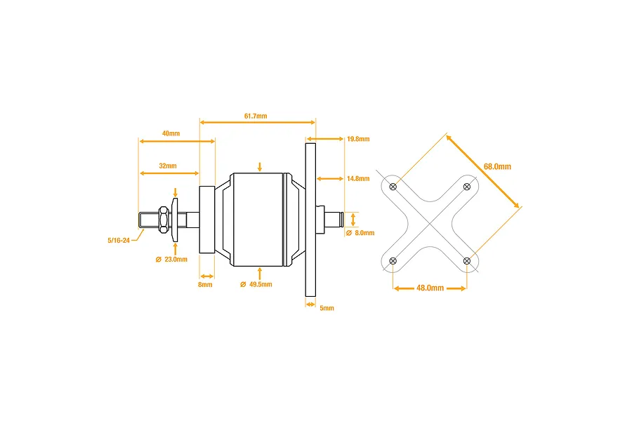 Spektrum Avian 5055-749Kv Brushless Outrunner Motor image 127791