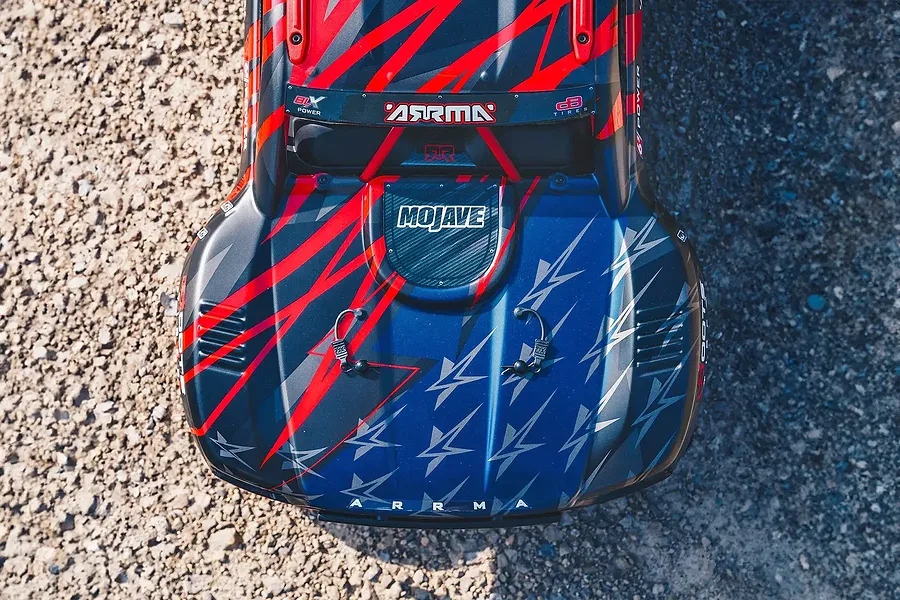 ARRMA MOJAVE 6S V2 BLX Desert Racer RC Short Course Truck Electric Brushless 4WD 1/7 Scale RTR - Red/Black image 127818