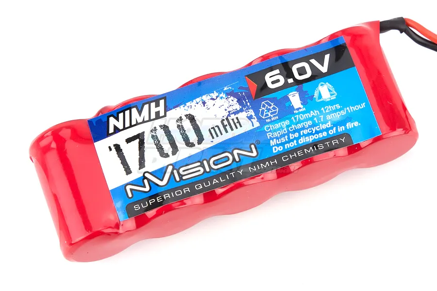 nVision 6V 1700mAh Flat Soft Case NiMH Battery image 12784