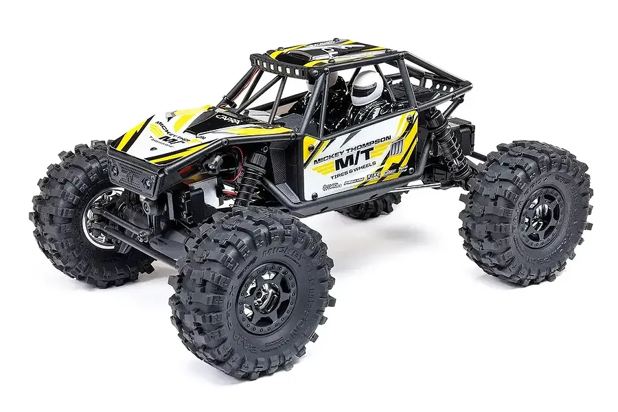 Axial UTB18 Capra 4WS RC Trail Rock Crawler Electric 4WD 1/18 Scale RTR - Yellow image 127857