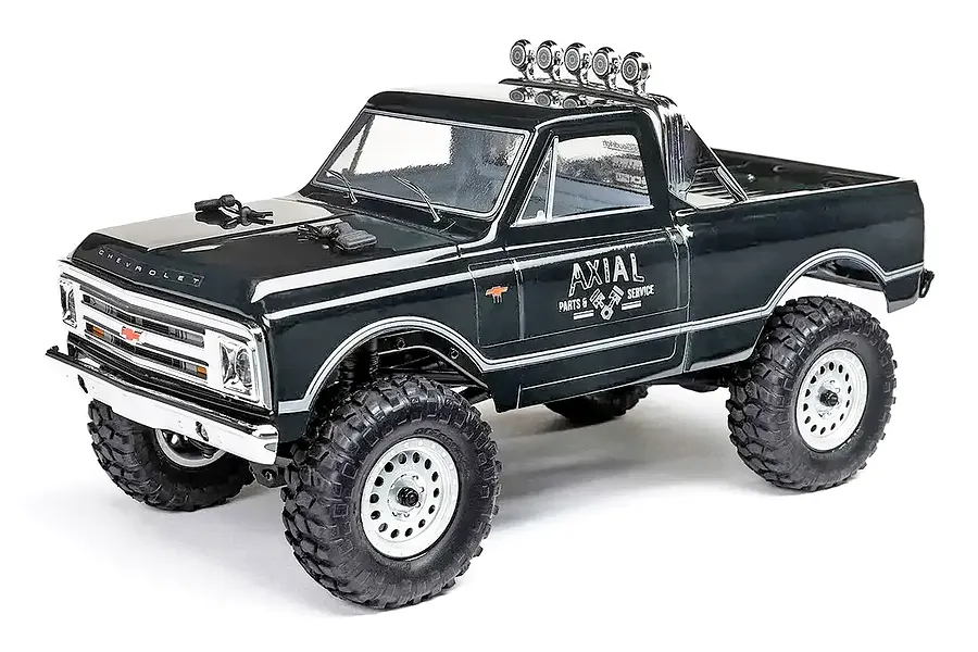 Axial SCX24 1967 Chevrolet C10 RC Rock Crawler Electric 4WD 1/24 Scale RTR - Black image 127882