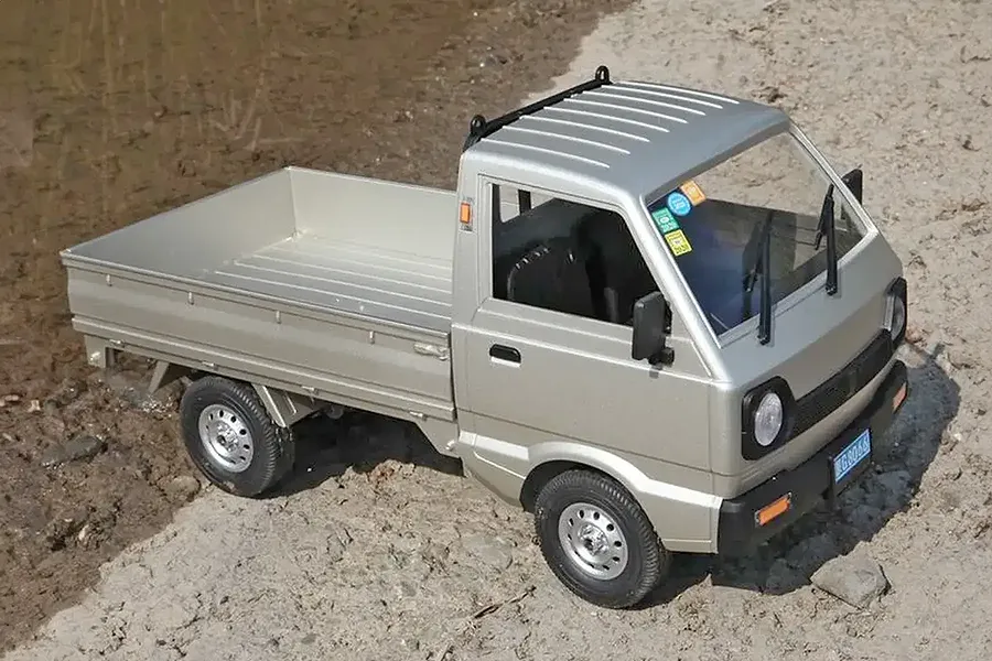 WPL D12 RC Drift Kei Truck Electric 2WD 1/10 Scale RTR - Silver image 127967