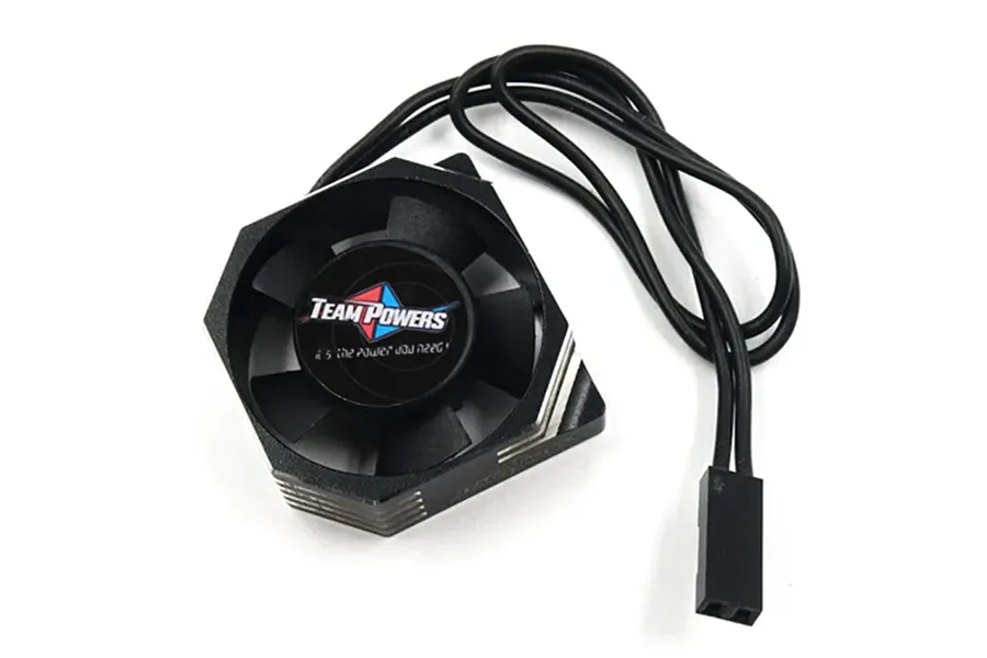 Team Powers Aluminium 30x15mm 33,000RPM High Speed Fan - Black image 127973