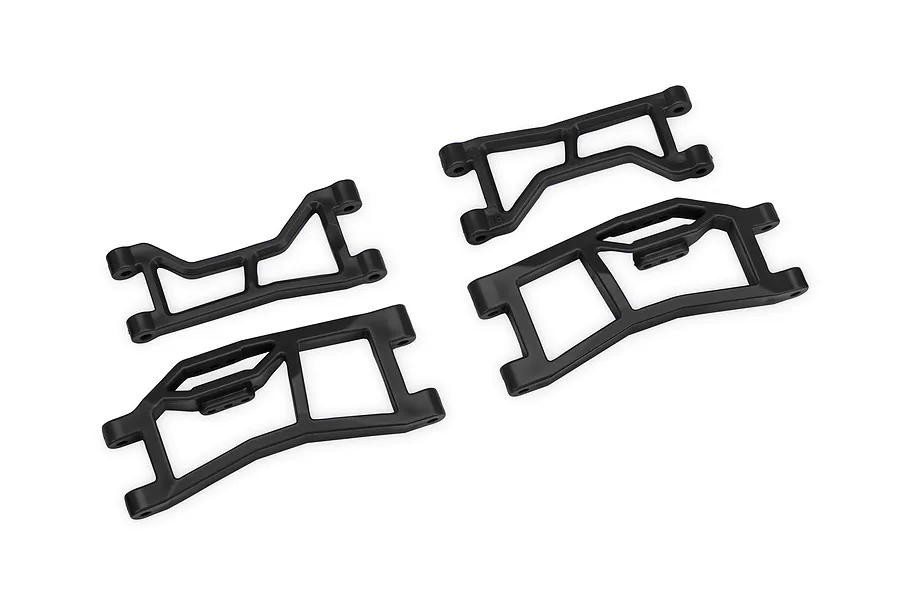 Traxxas HD WideMaxx Rear Upper and Lower Suspension Arms 4Pcs - Black image 128003