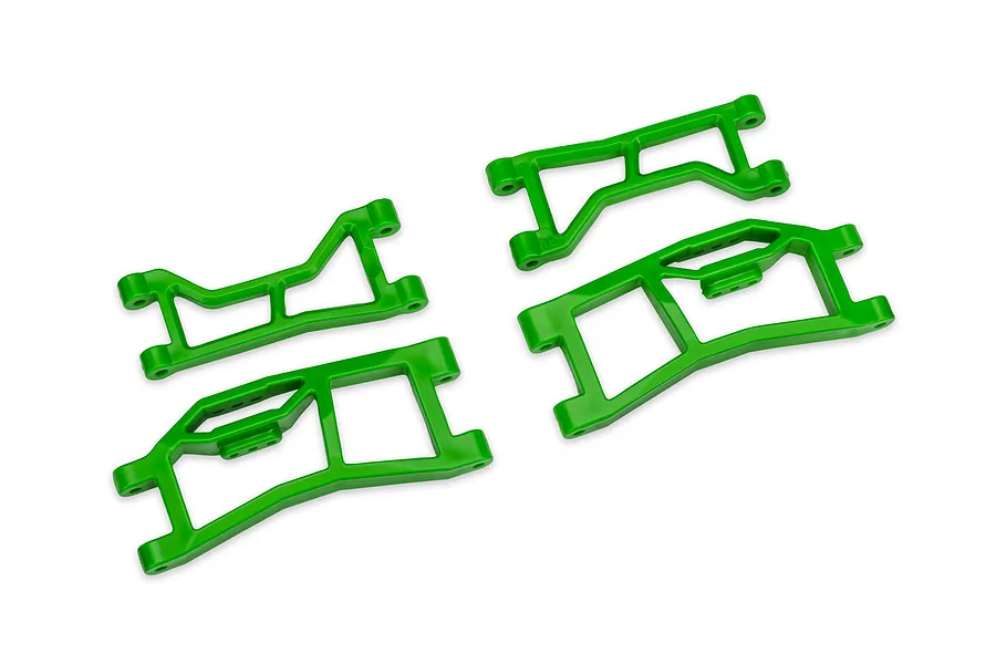 Traxxas HD WideMaxx Rear Upper and Lower Suspension Arms 4Pcs - Green image 128005